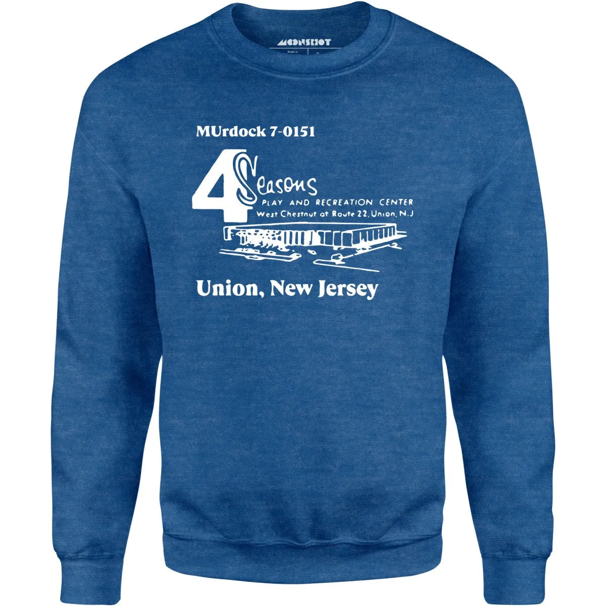 4 Seasons - Union, NJ - Vintage Bowling Alley - Unisex Sweatshirt