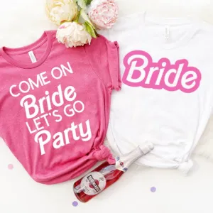 Bachelorette Party Tees, Pink Theme