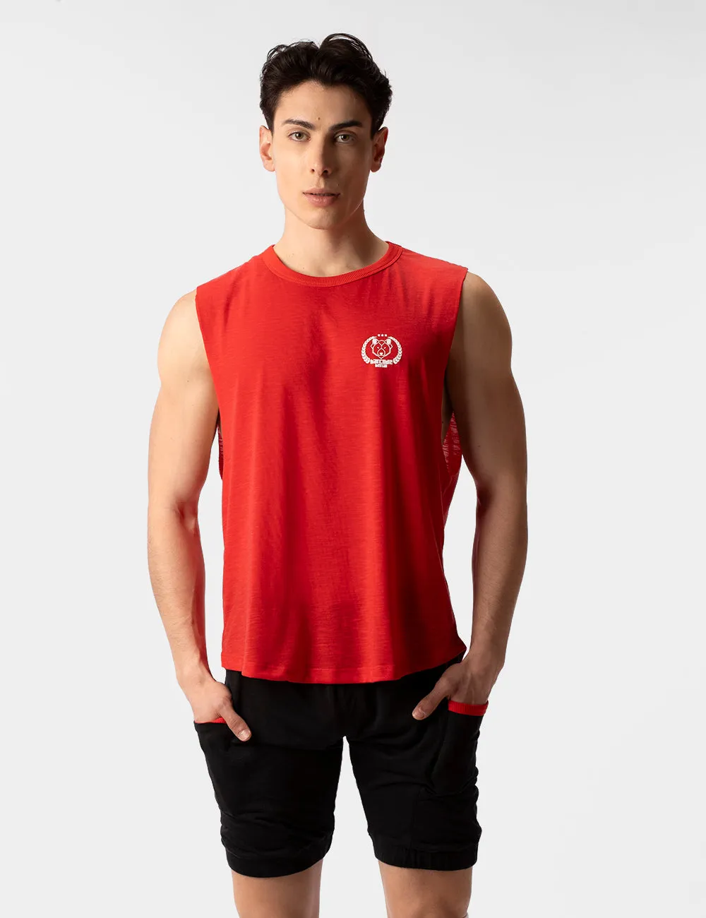 Barcode Berlin Tank Top Kamal Red