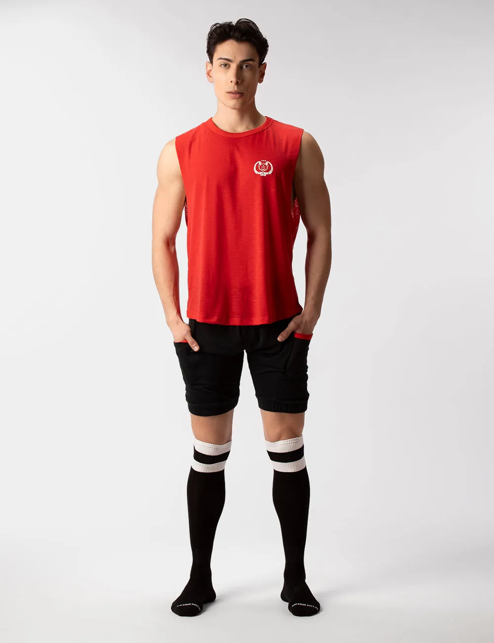 Barcode Berlin Tank Top Kamal Red