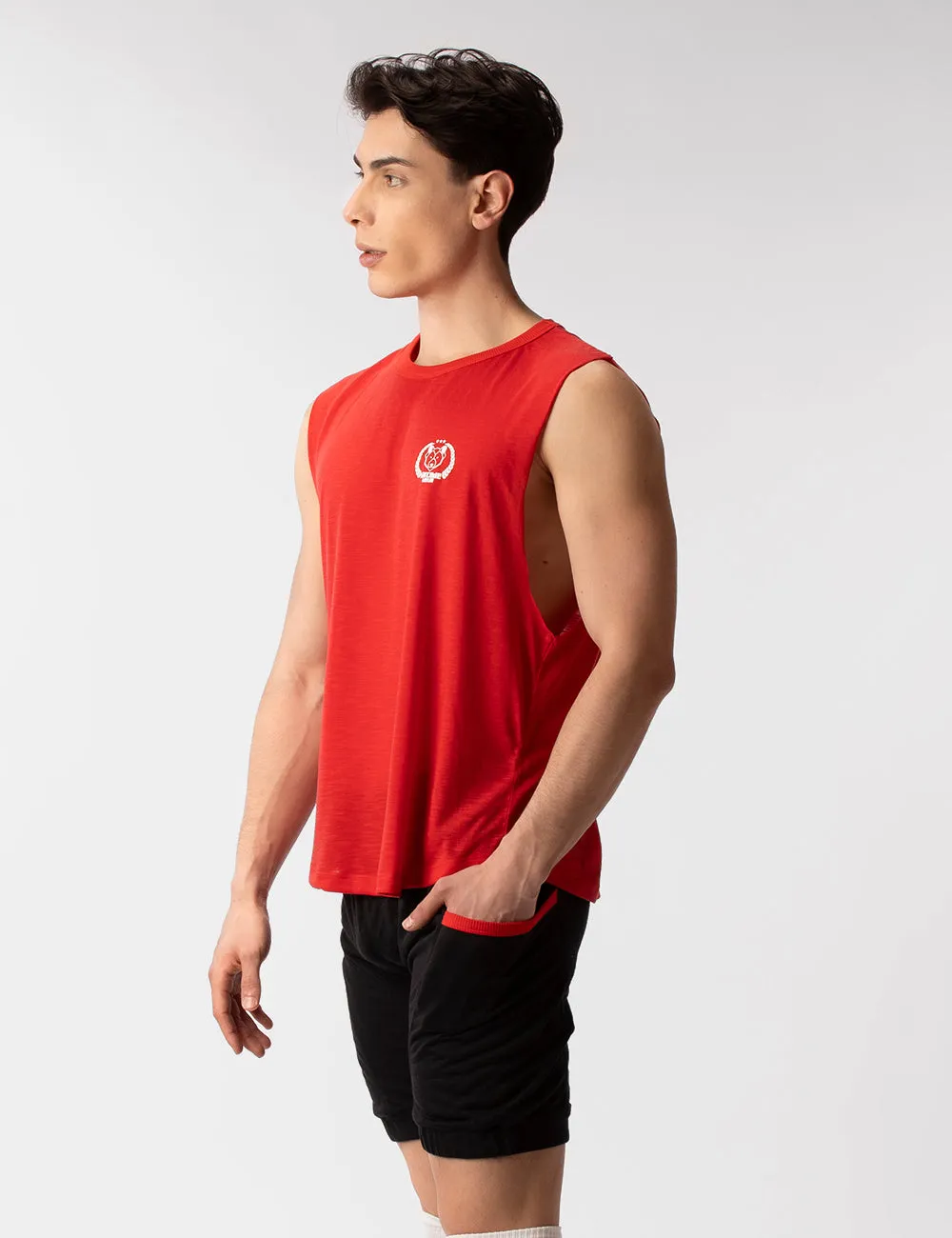 Barcode Berlin Tank Top Kamal Red