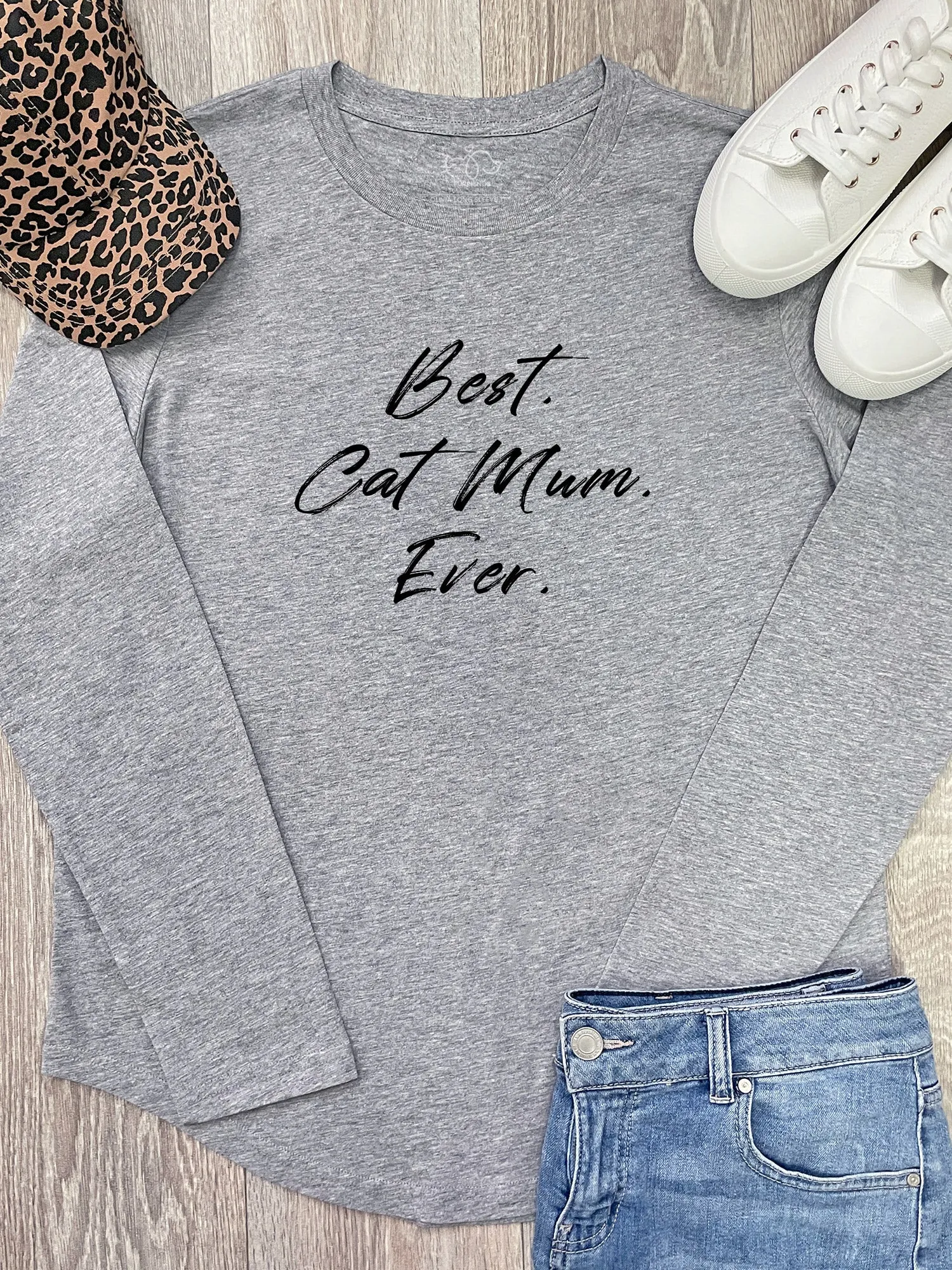Best. Cat Mum. Ever. Olivia Long Sleeve Tee