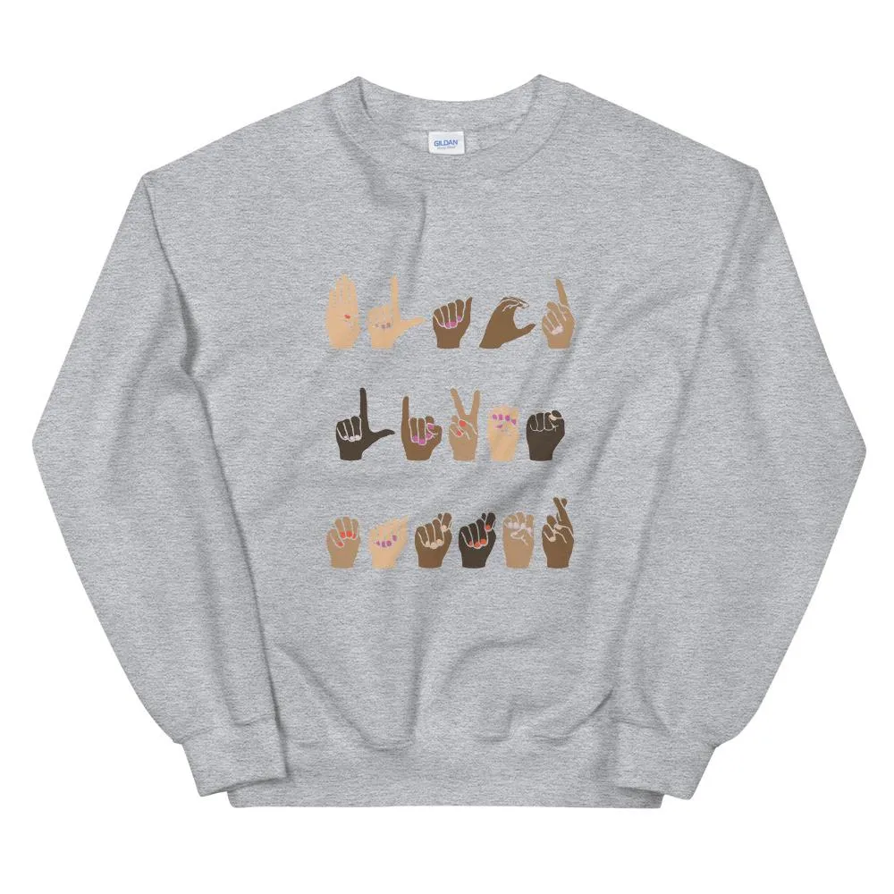 Black Lives Matter (American Sign Language) - Sweatshirt