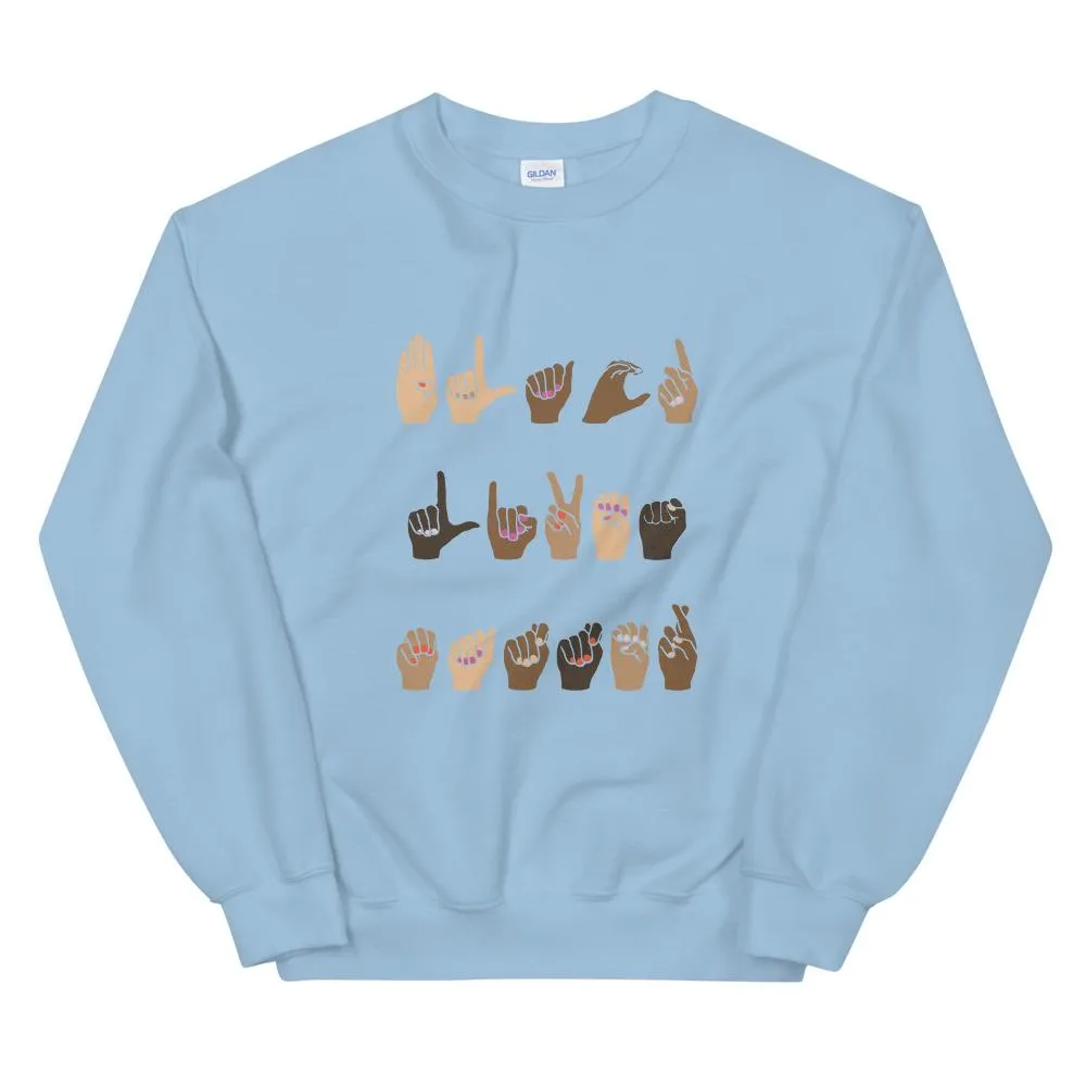 Black Lives Matter (American Sign Language) - Sweatshirt