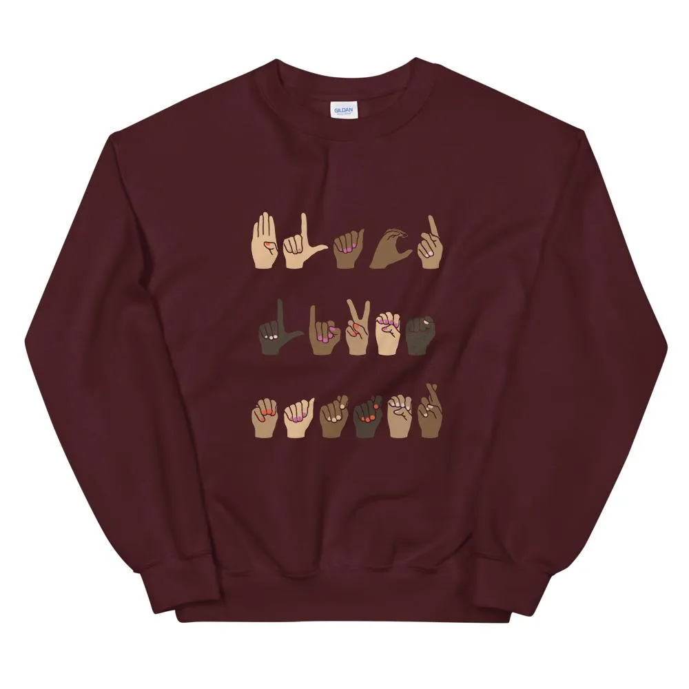 Black Lives Matter (American Sign Language) - Sweatshirt