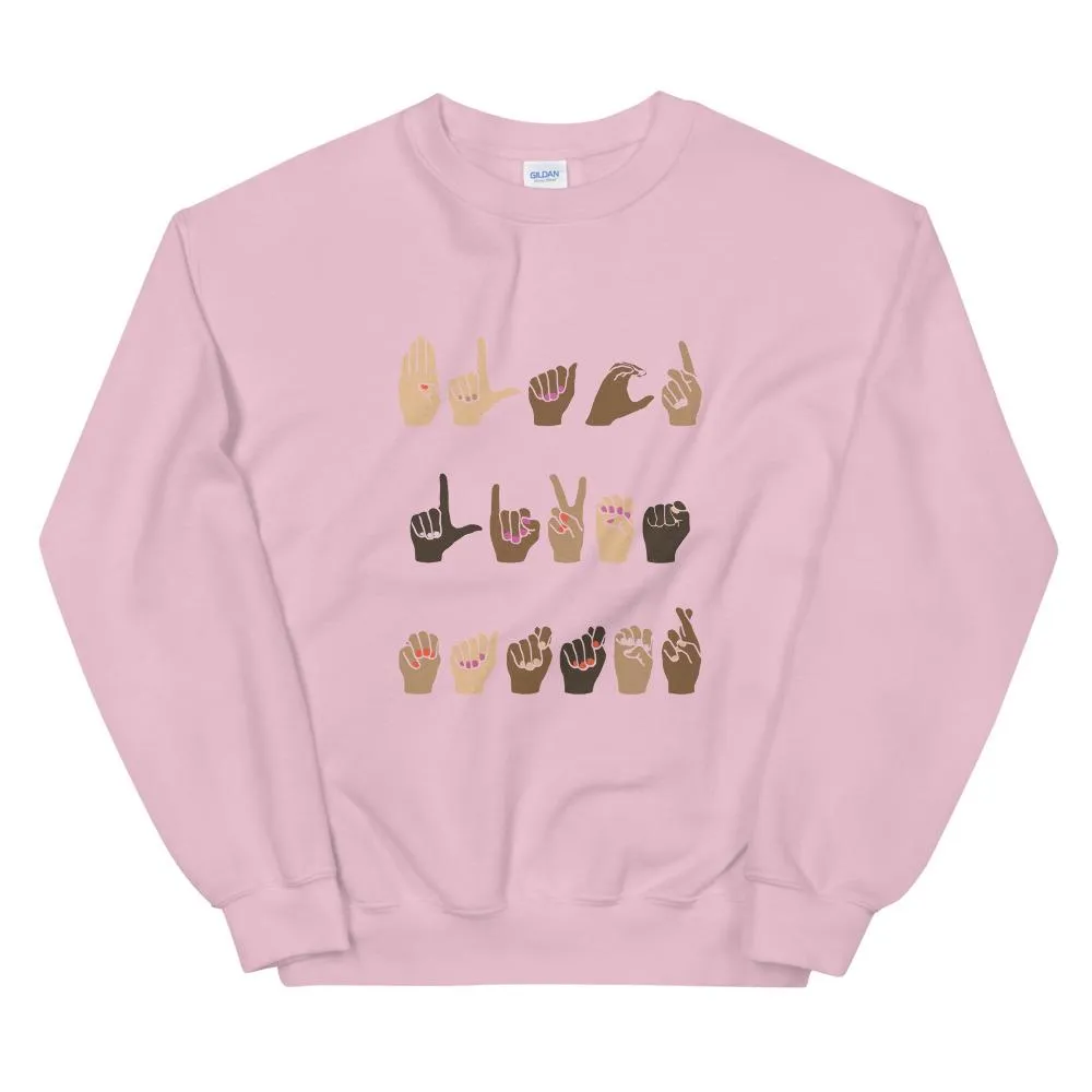 Black Lives Matter (American Sign Language) - Sweatshirt