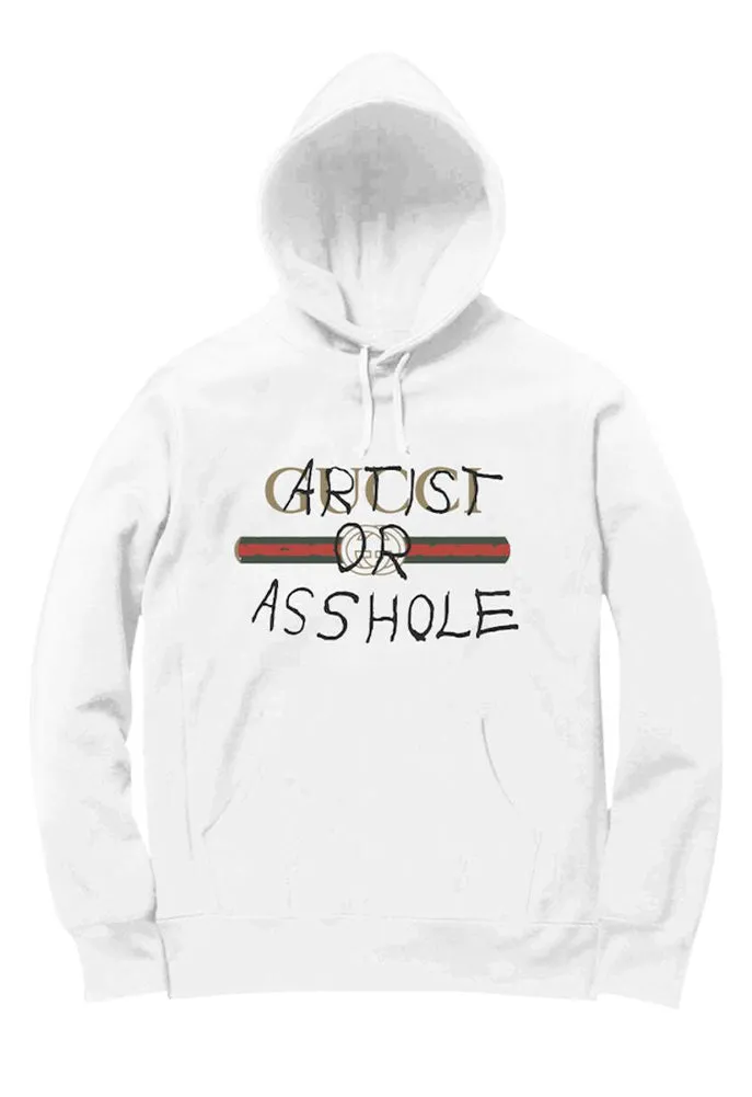 Bleached Goods Artist Hoodie available in Black, White and Red