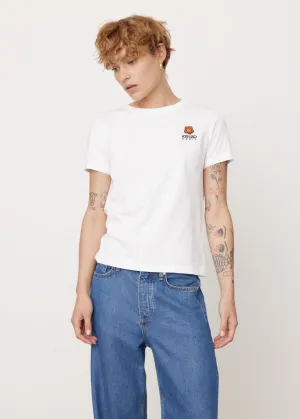 Boke Flower Crest Embroidered T-Shirt
