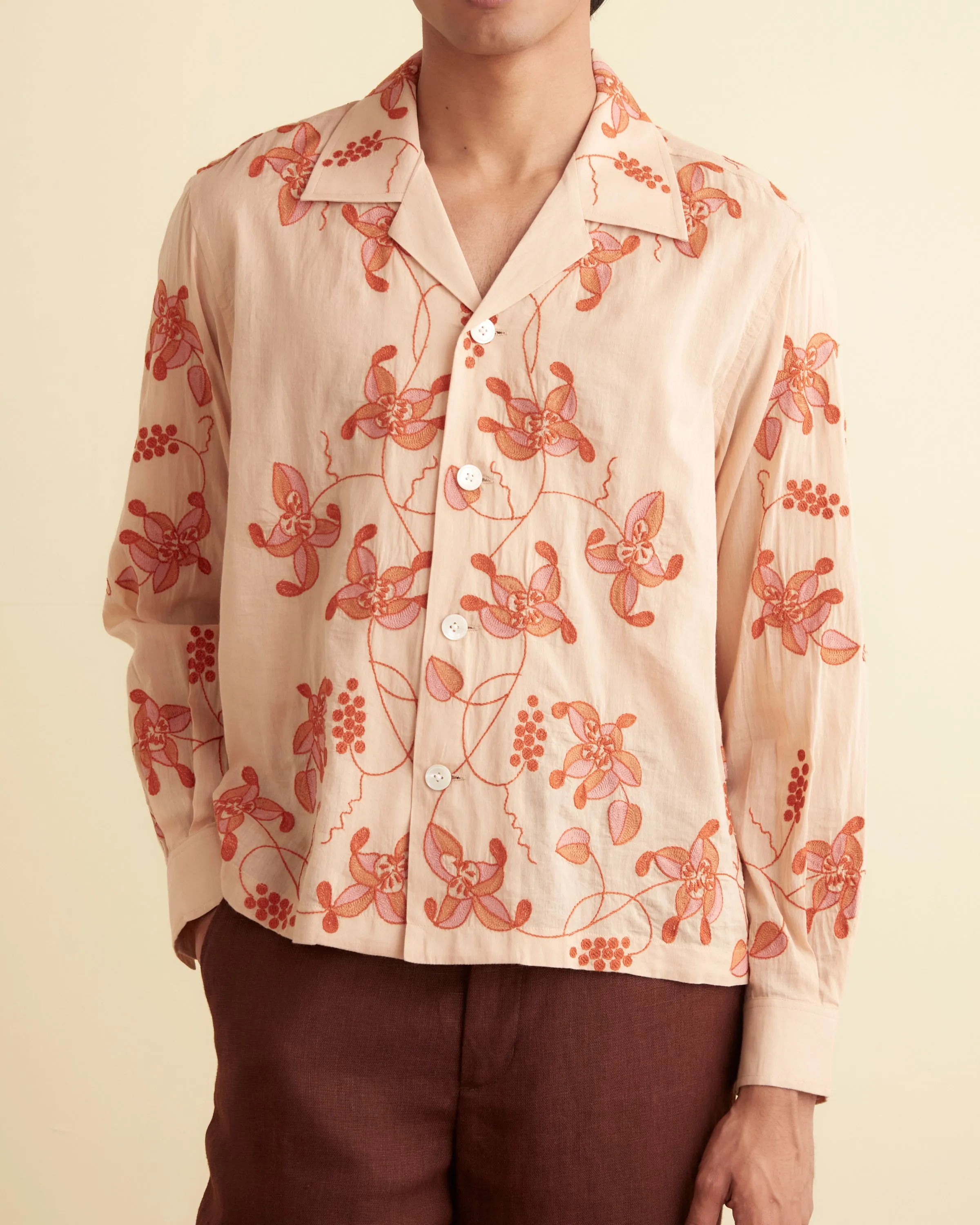 Bougainvillea Long Sleeve Shirt