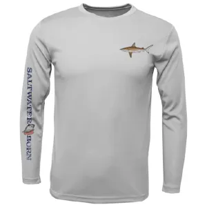 Clean Blacktip Long Sleeve UPF 50  Dry-Fit Shirt
