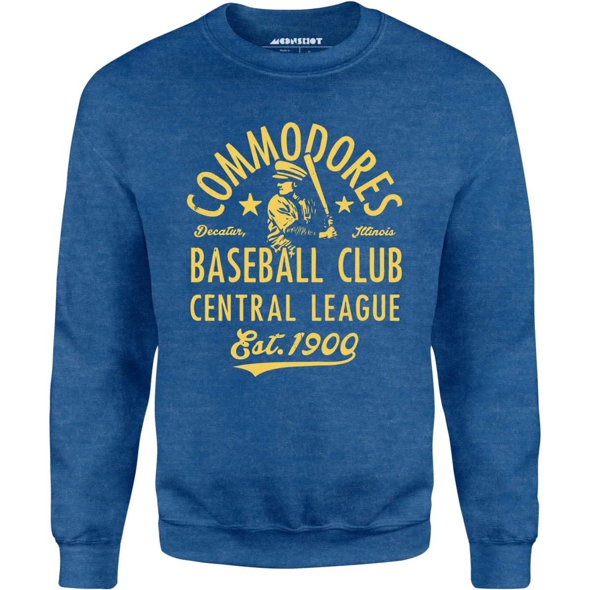 Decatur Commodores - Illinois - Vintage Defunct Baseball Teams - Unisex Sweatshirt