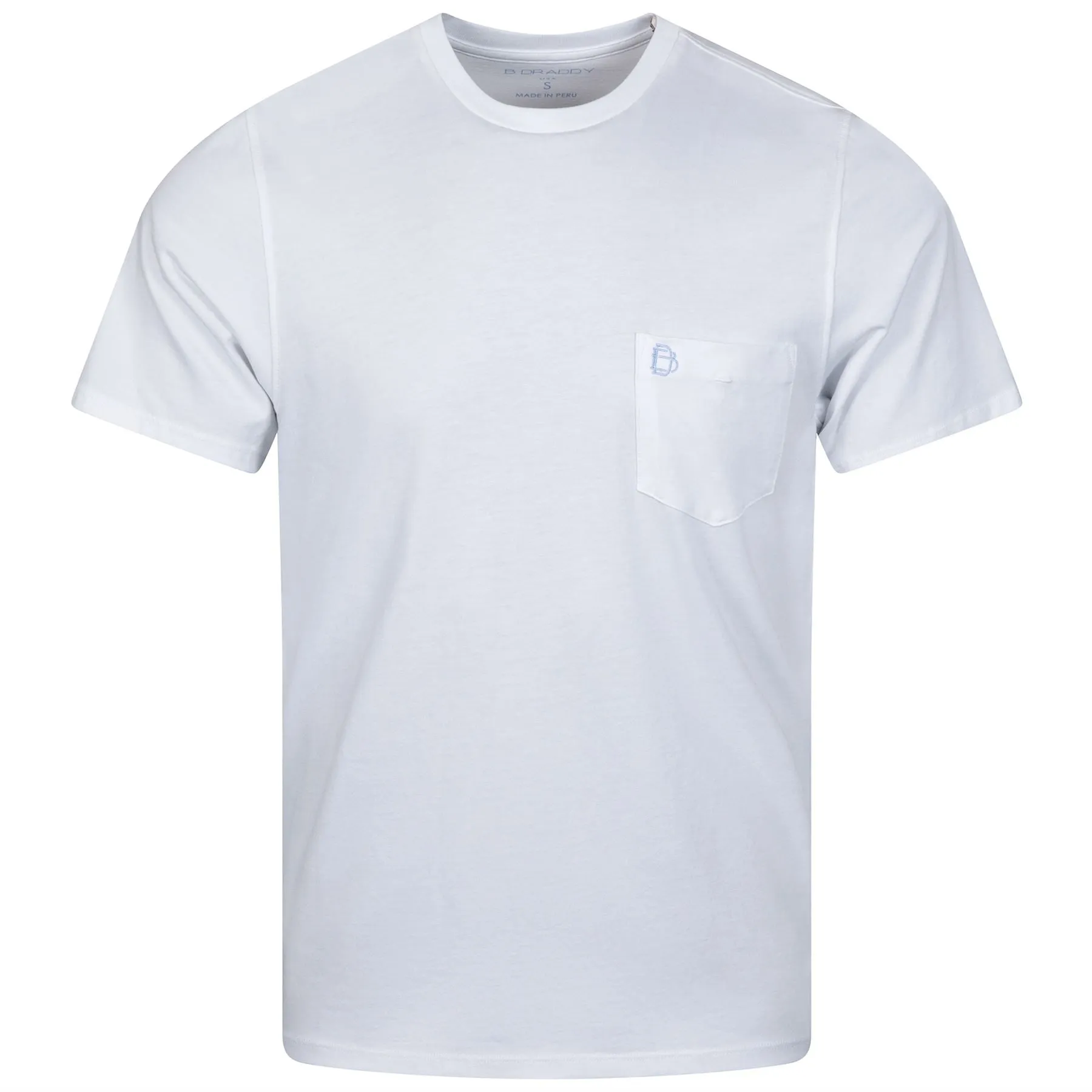 Dewey Pocket Tee White - 2024