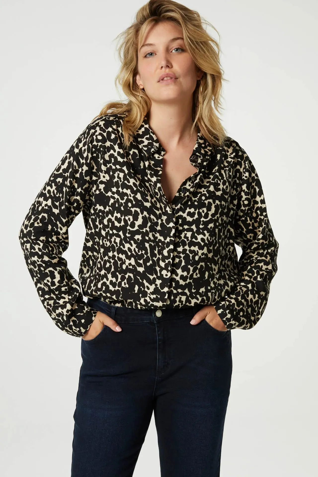 Fabienne Chapot Sunrise Blouse Black Cat Deluxe