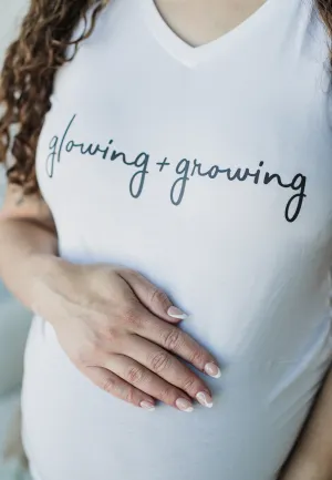 Free Gift with Purchase of $100GLOWING AND GROWING Tee