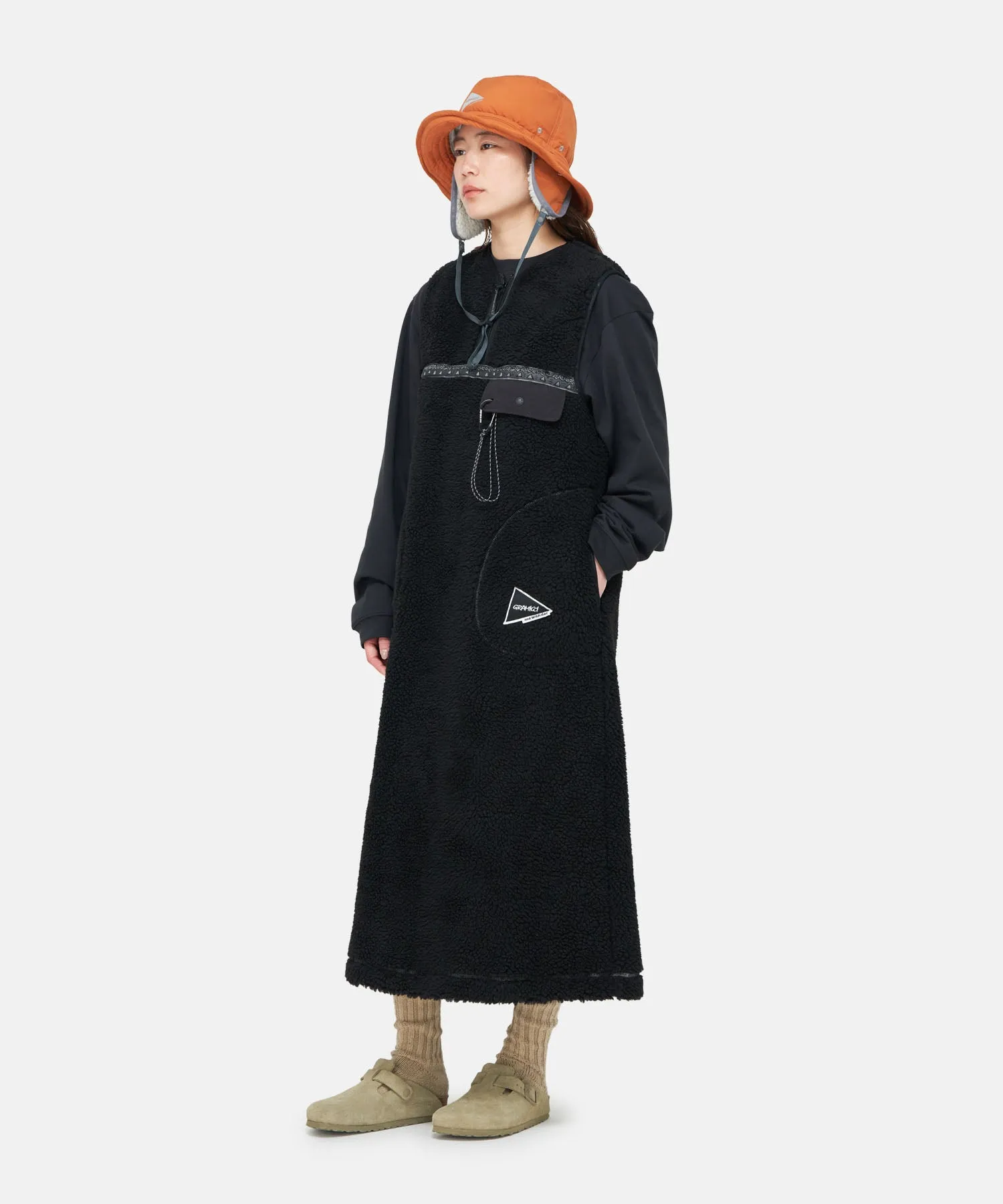 Gramicci x and Wander JQ Tape Fleece Dress