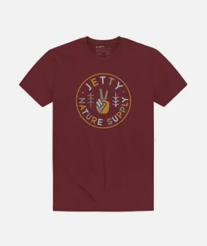 Grom Good Natured Tee - Maroon