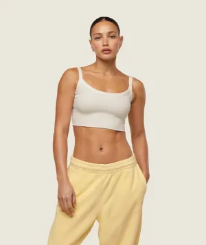 Gymshark everywear Ribbed Tank - Soft White