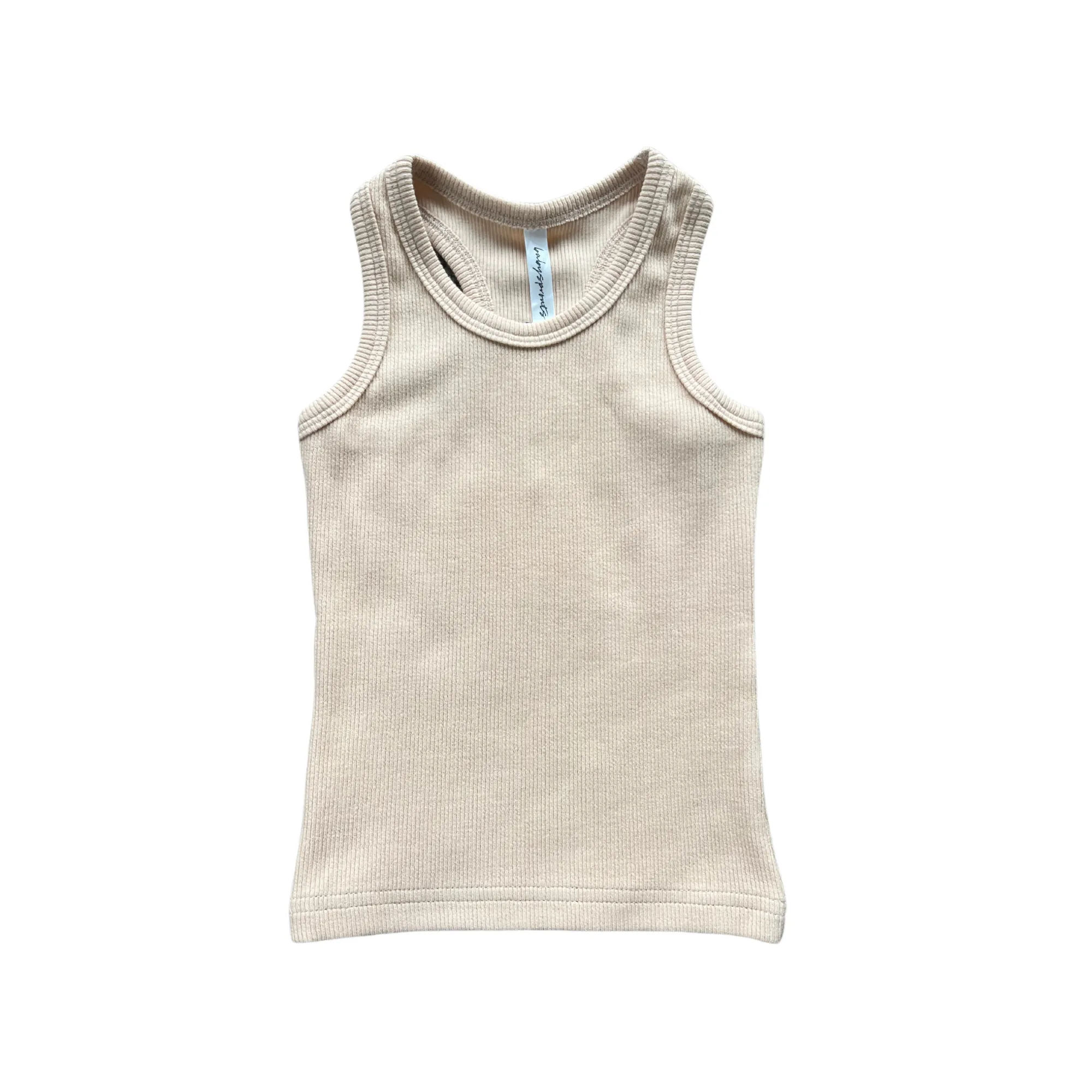 Hazelnut Ribbed Tank Top