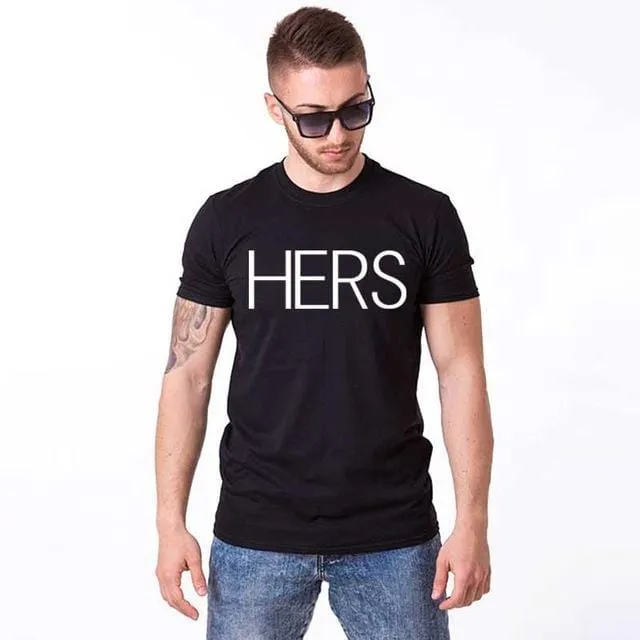 His and hers matching shirts for couples
