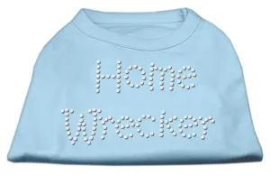 Home Wrecker Rhinestone Shirts Baby Blue XS (8)