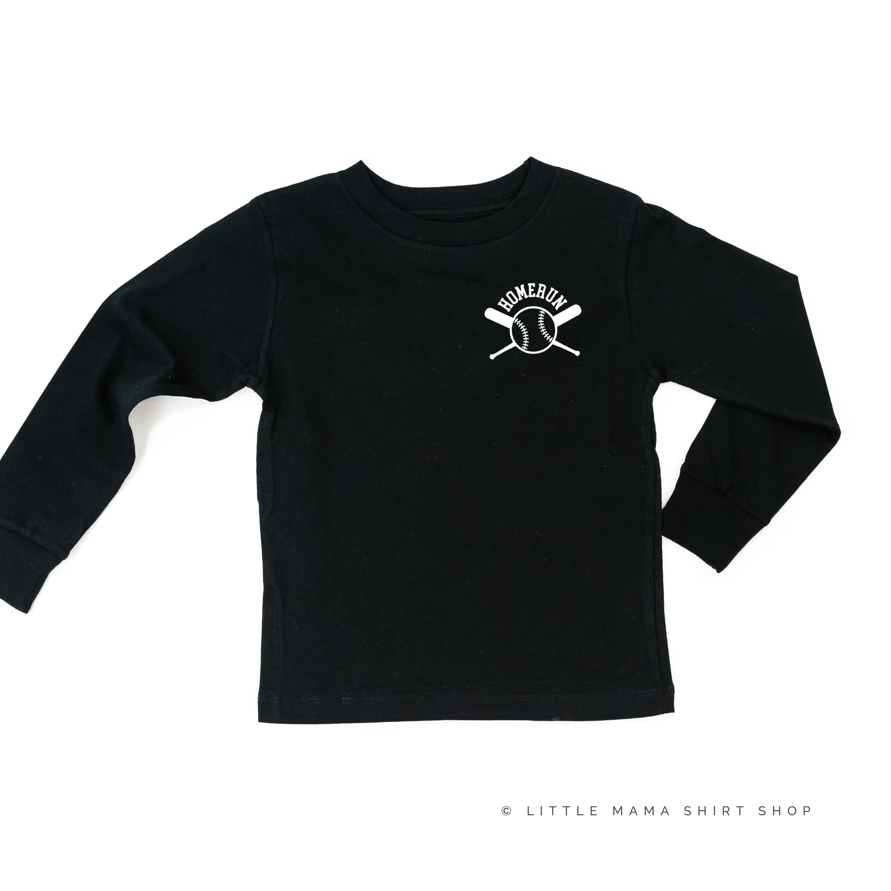 Homerun - Pocket Design - Long Sleeve Child Shirt