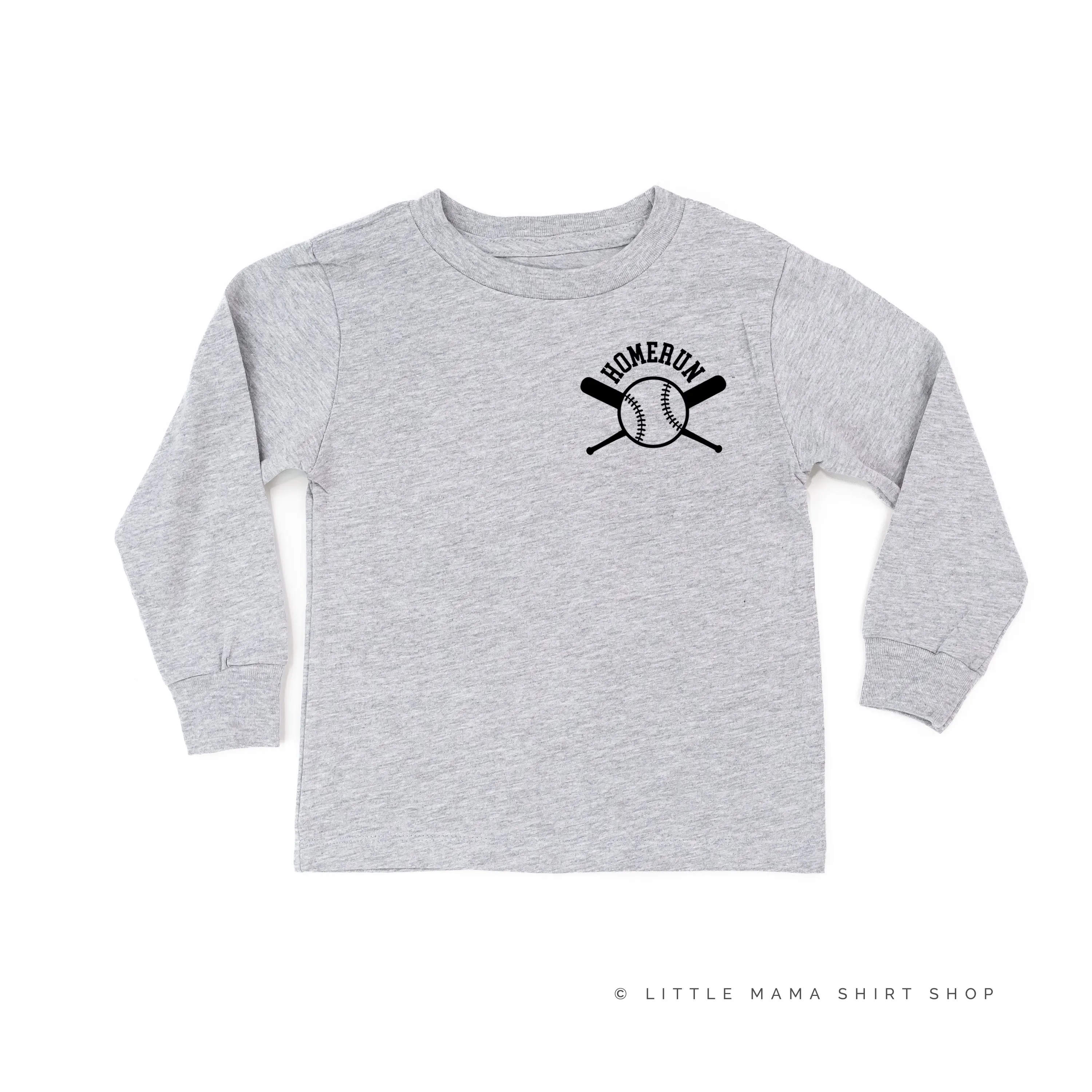 Homerun - Pocket Design - Long Sleeve Child Shirt