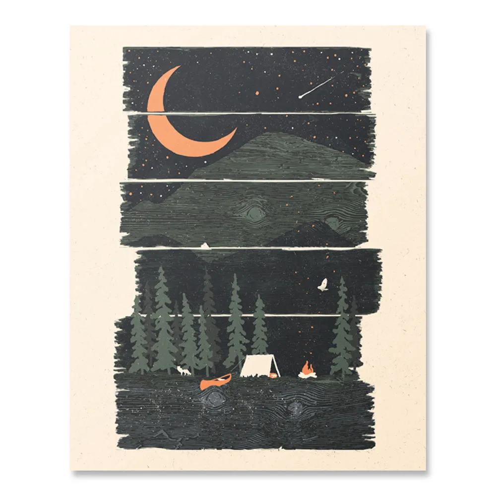 I Wish I Was Camping Fleece Blanket