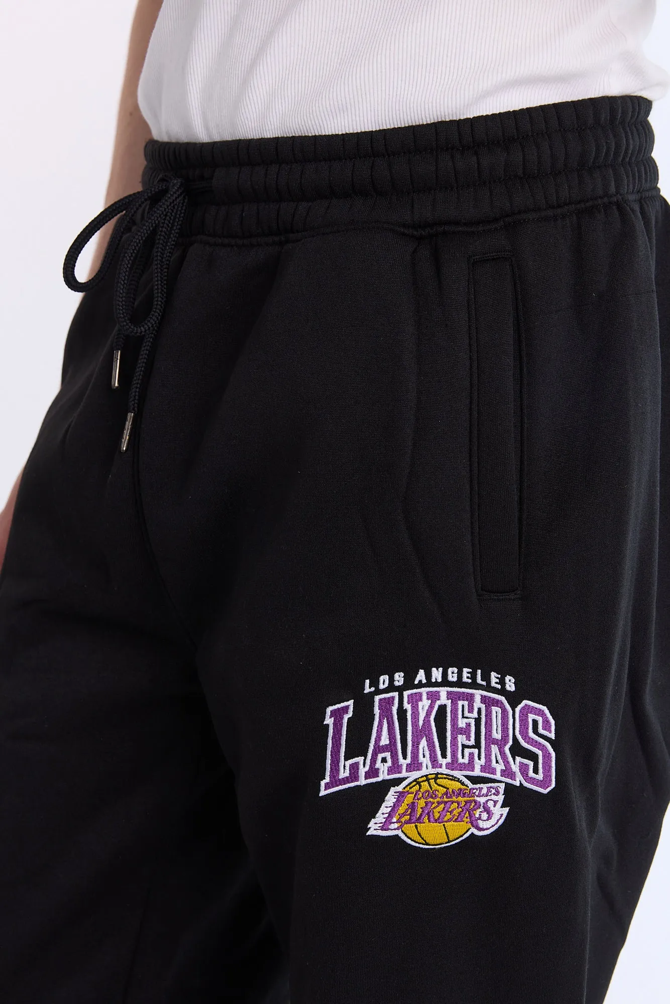 Los Angeles Lakers Graphic Straight Leg Sweatpants