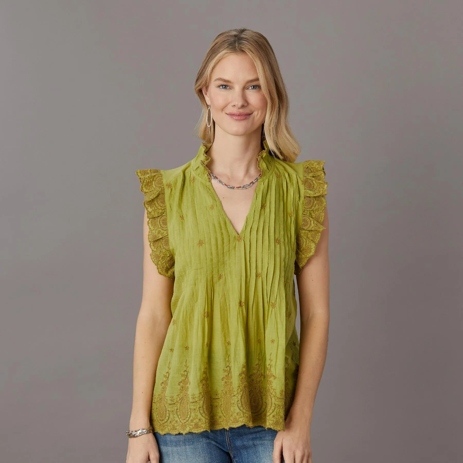 Maria Ruffle Top