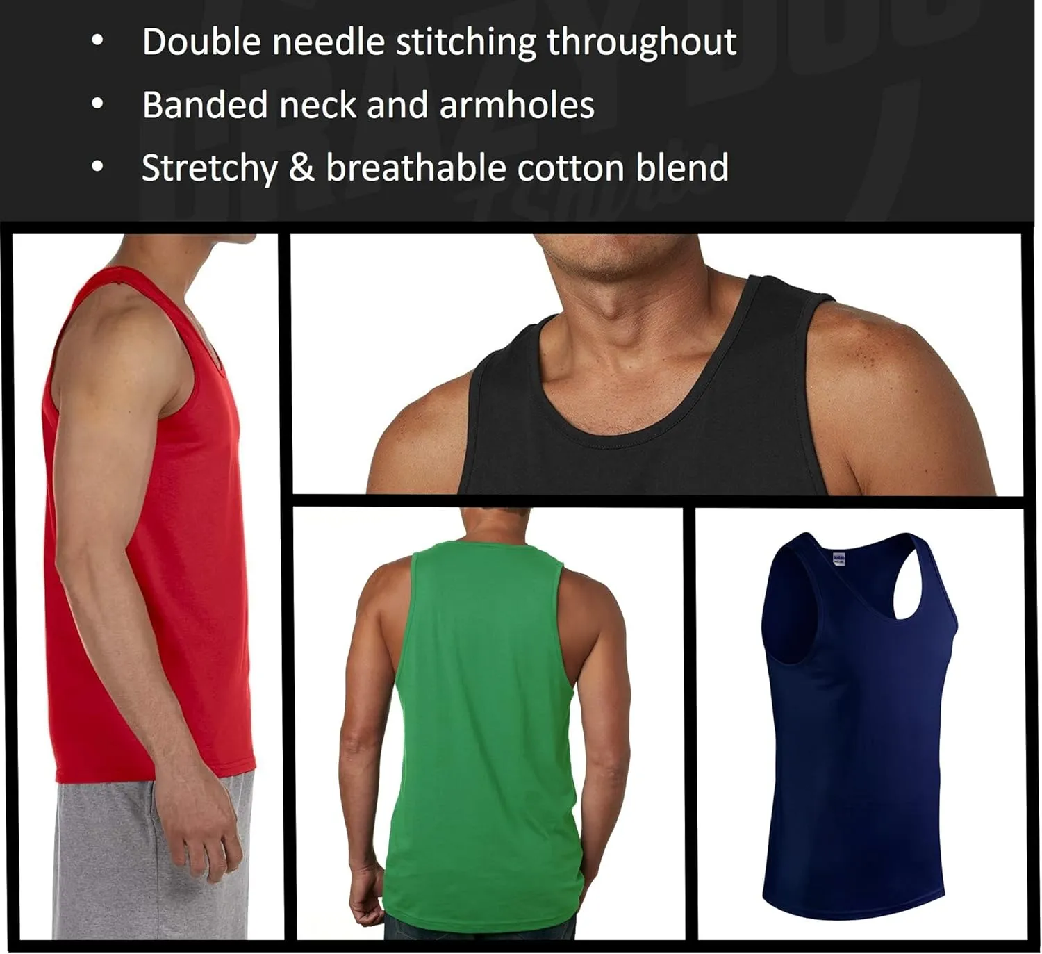Mens I Do It for The Hos Fitness Tank Funny Christmas Sarcastic Humor Tanktop