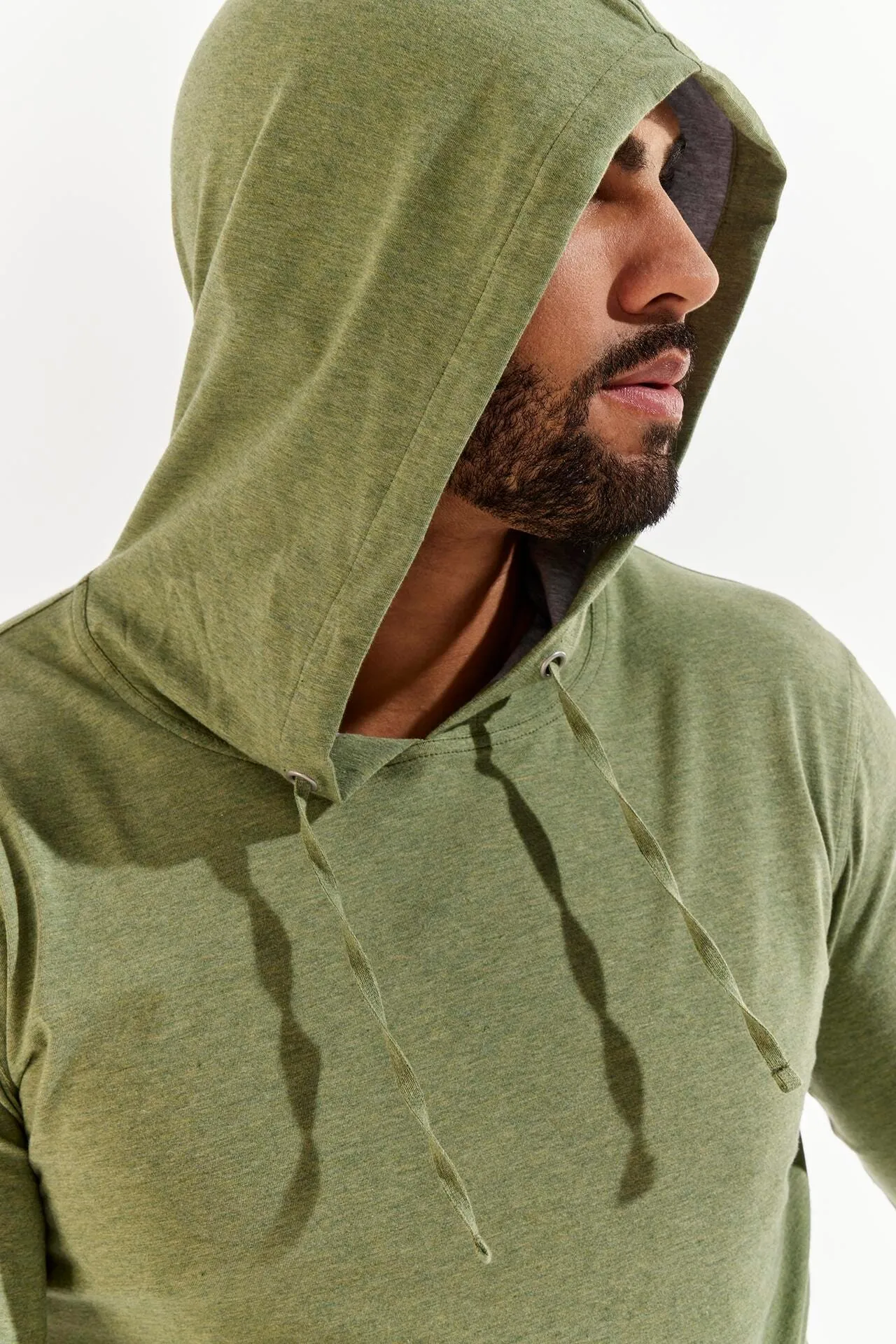 Men's Oasis Pullover Hoodie | Light Green Heather