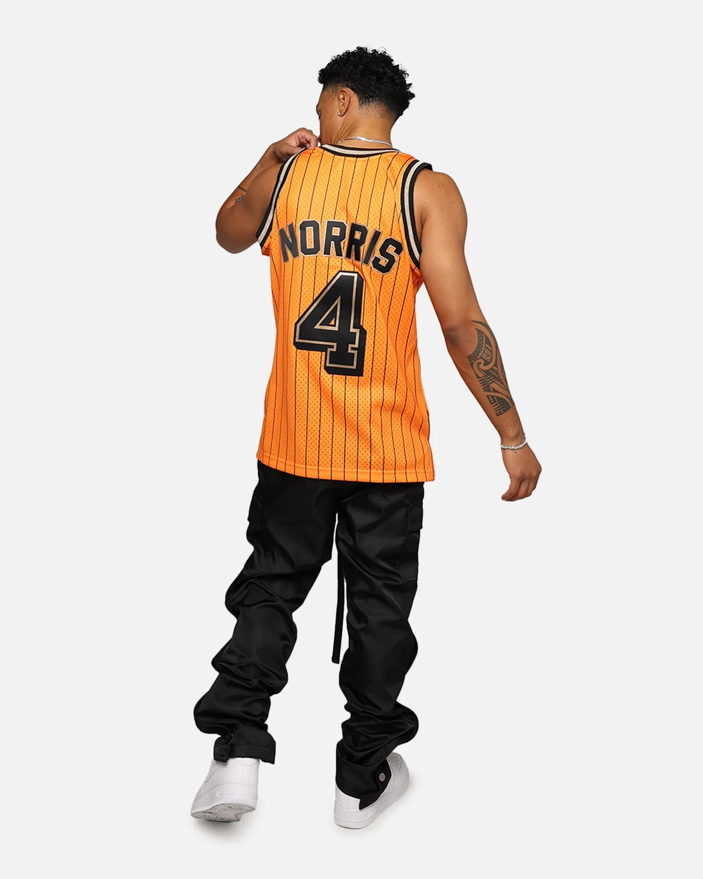 Mitchell & Ness X McLaren X Culture Kings Las Vegas Collection Lando Norris Swingman Jersey Orange