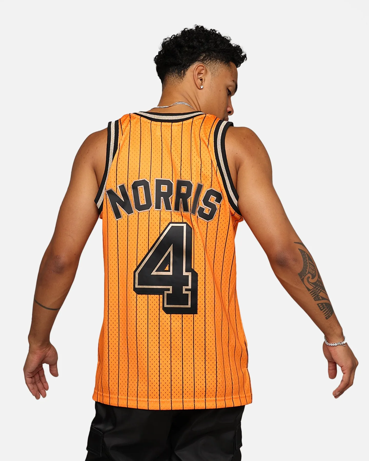 Mitchell & Ness X McLaren X Culture Kings Las Vegas Collection Lando Norris Swingman Jersey Orange