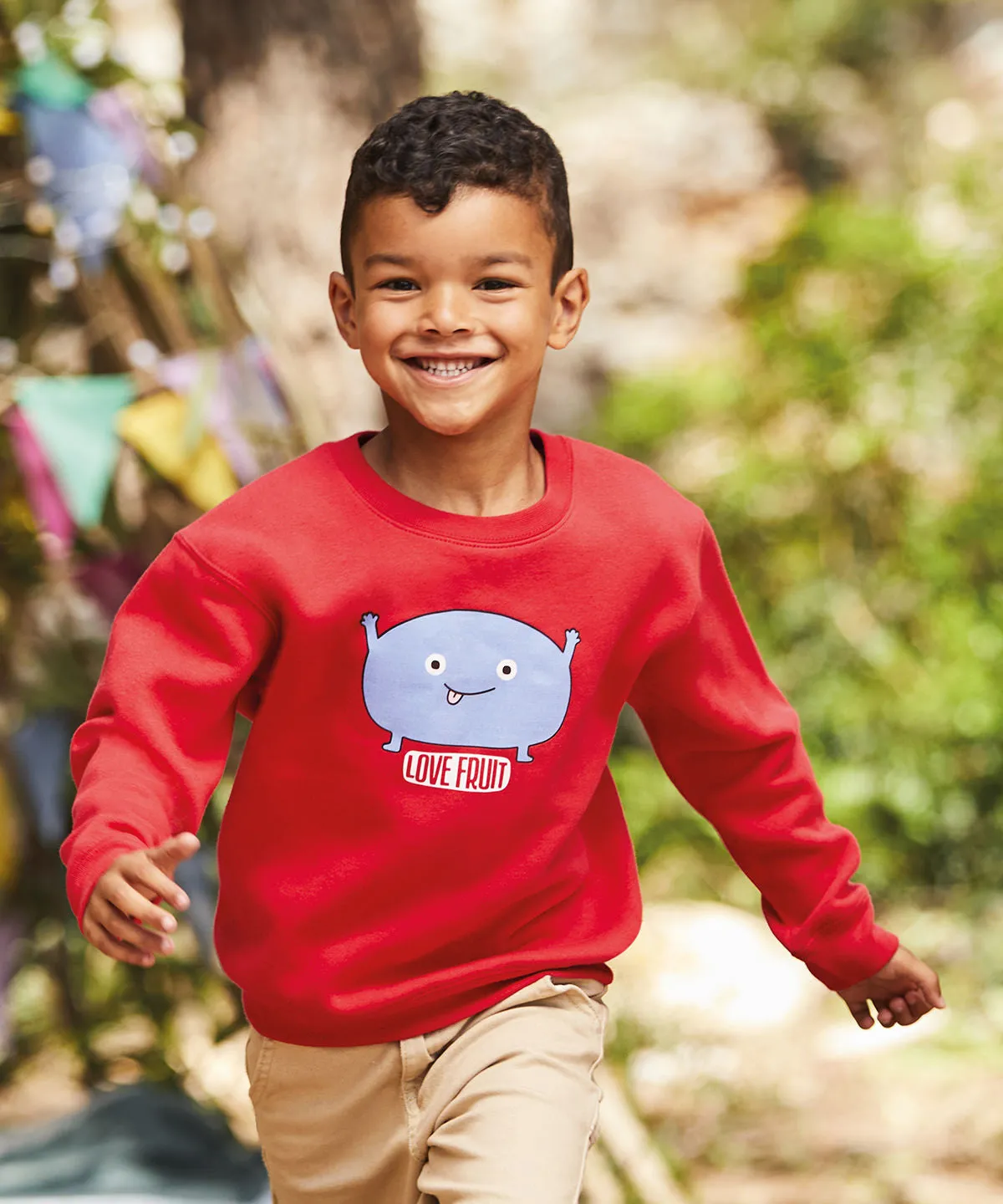 Navy - Kids premium set-in sweatshirt