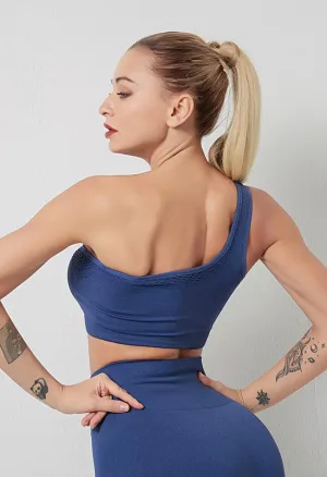 One-Shoulder Seamless Sports Bra - Soul
