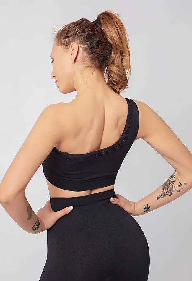 One-Shoulder Seamless Sports Bra - Soul