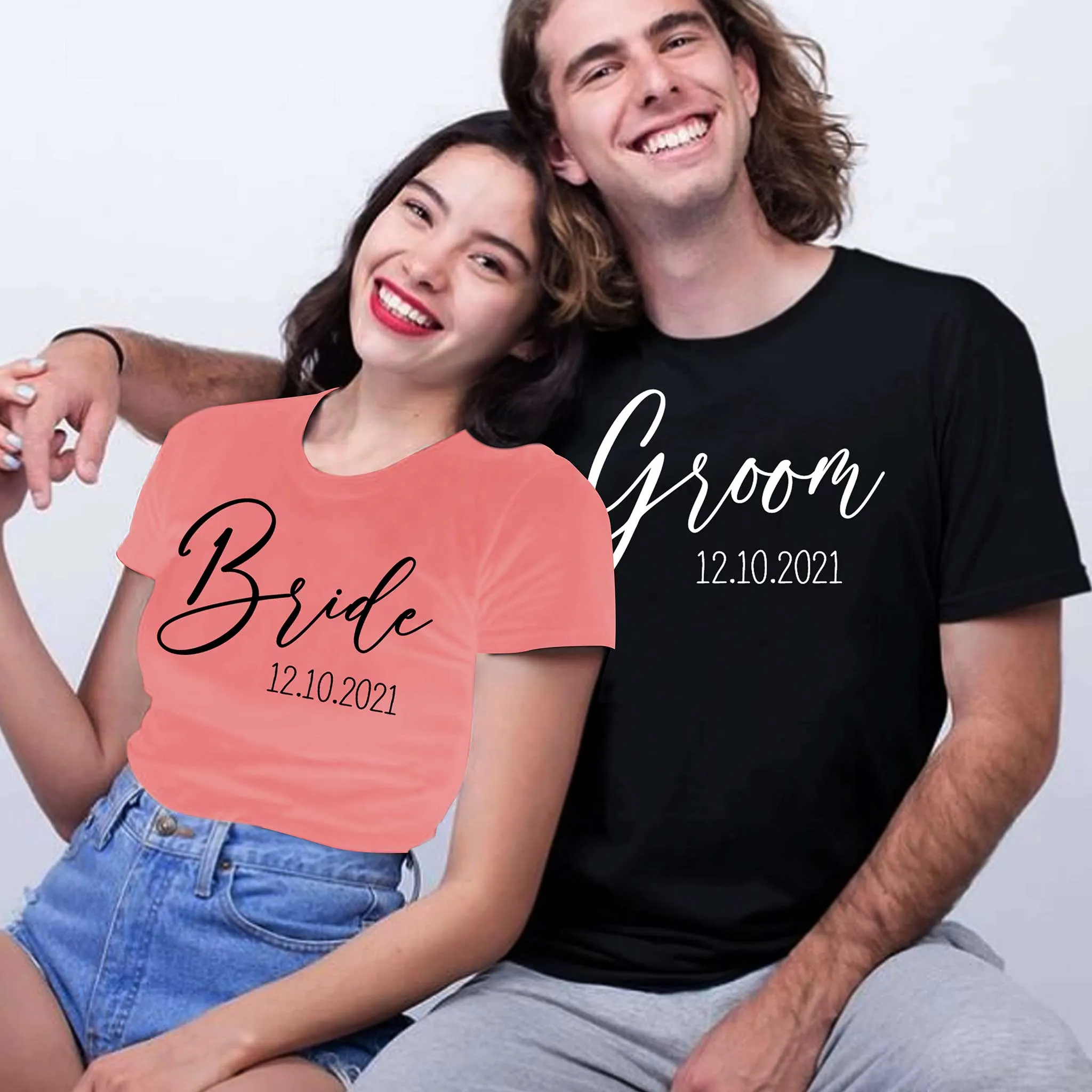 Personalized Bride and Groom T-Shirts (243)