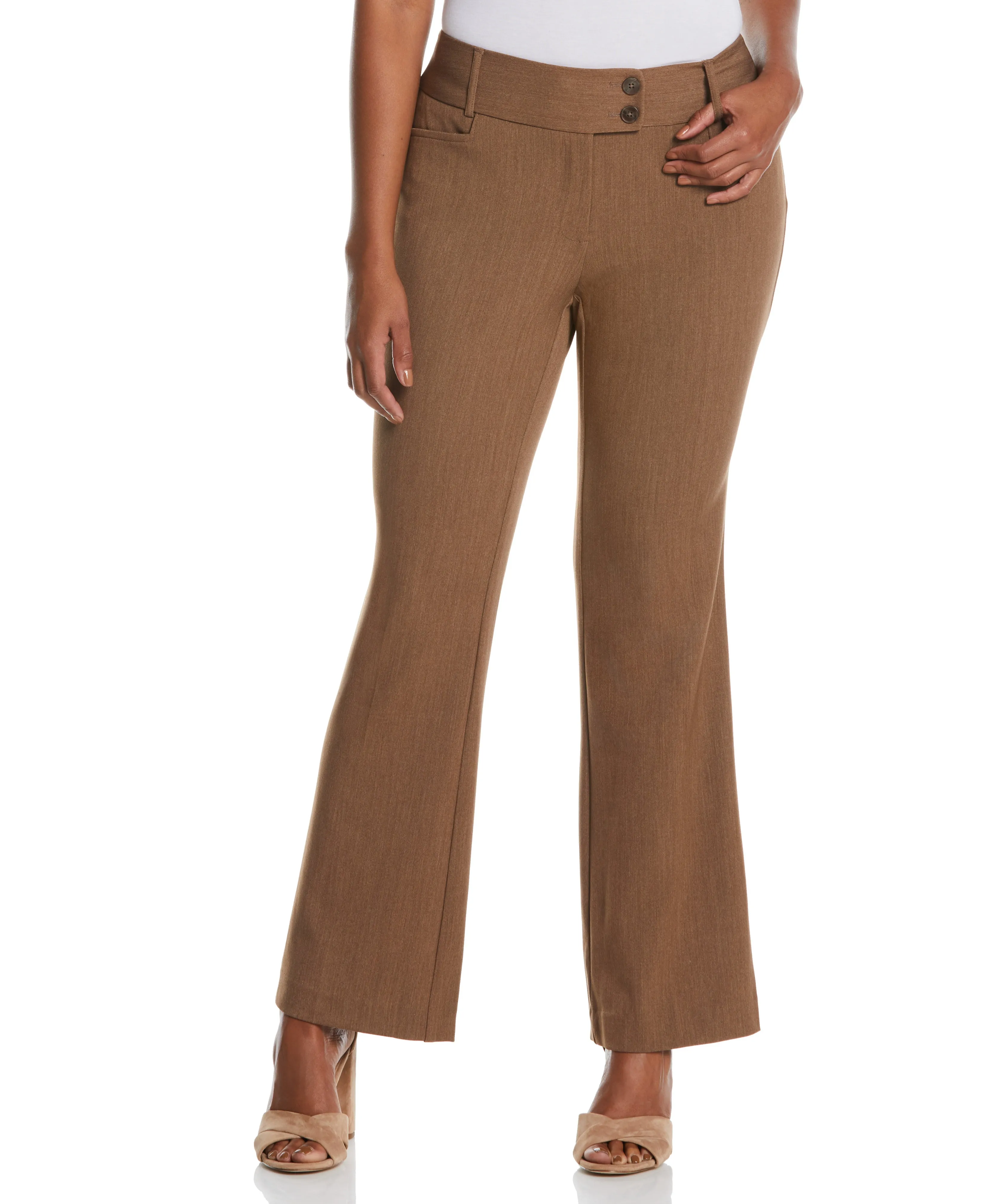 Petite Curvy Fit Boot Cut Pant - Curvy Fit