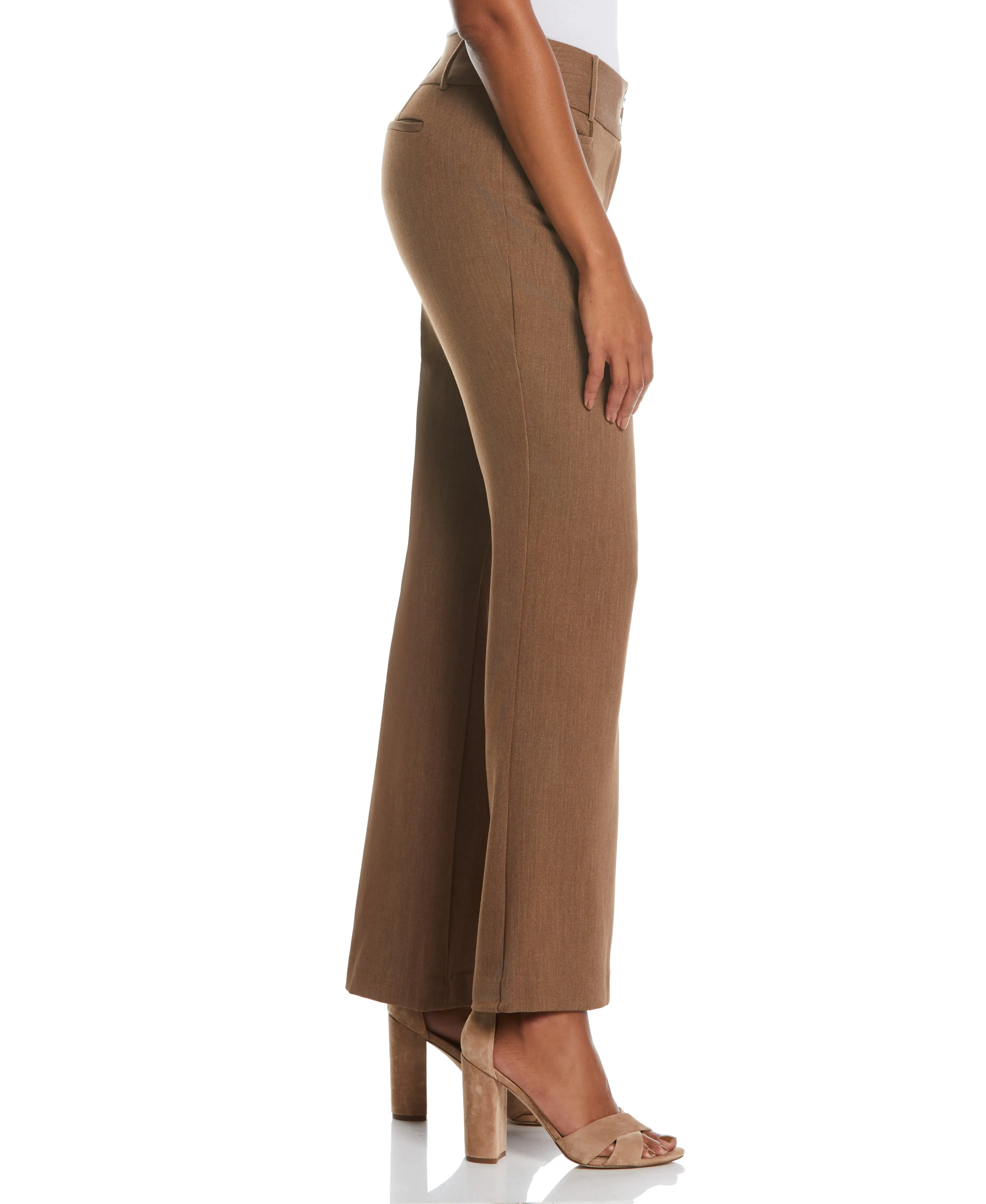Petite Curvy Fit Boot Cut Pant - Curvy Fit