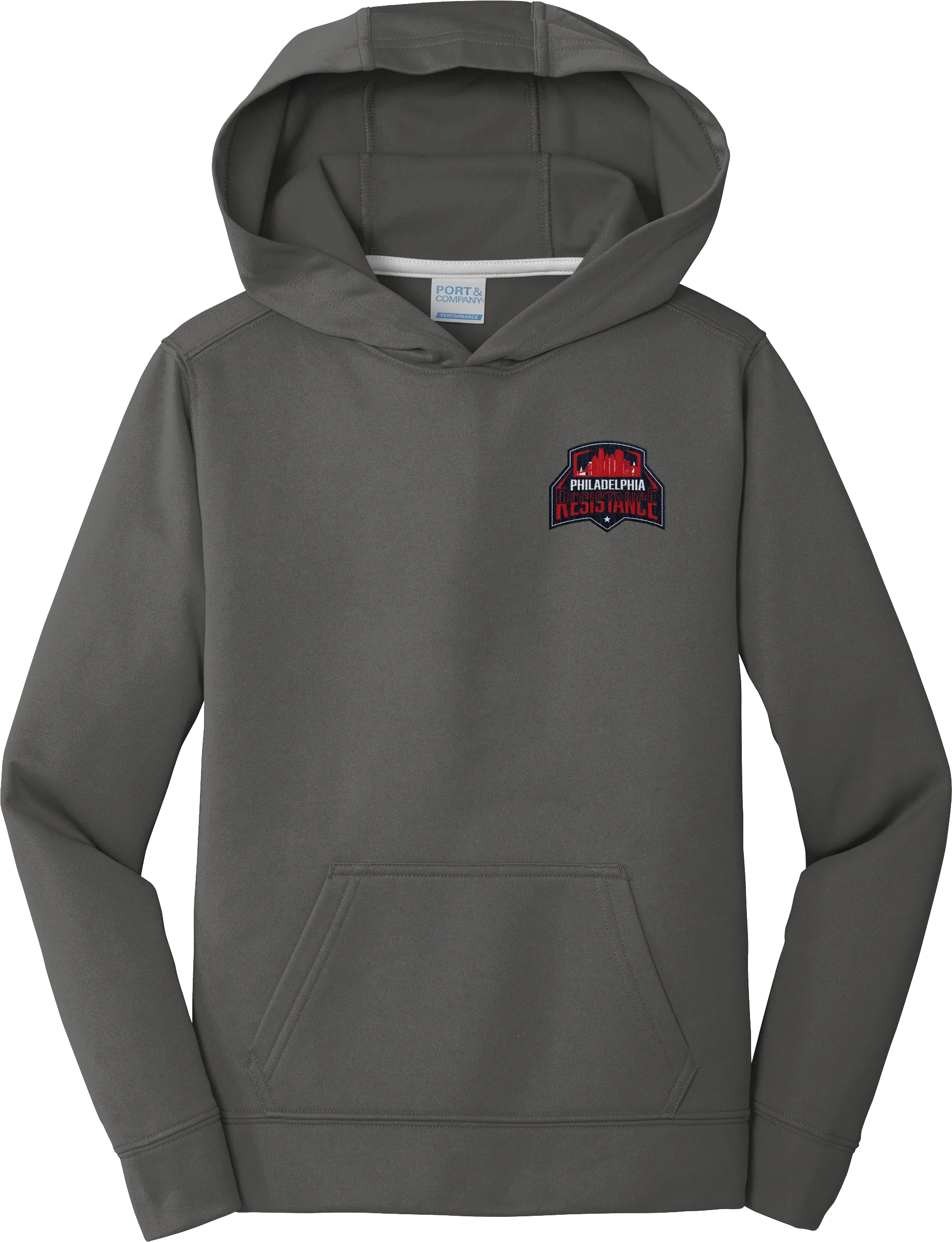 Philadelphia Resistance Youth Performance Fleece Pullover Hooded Sweatshirt