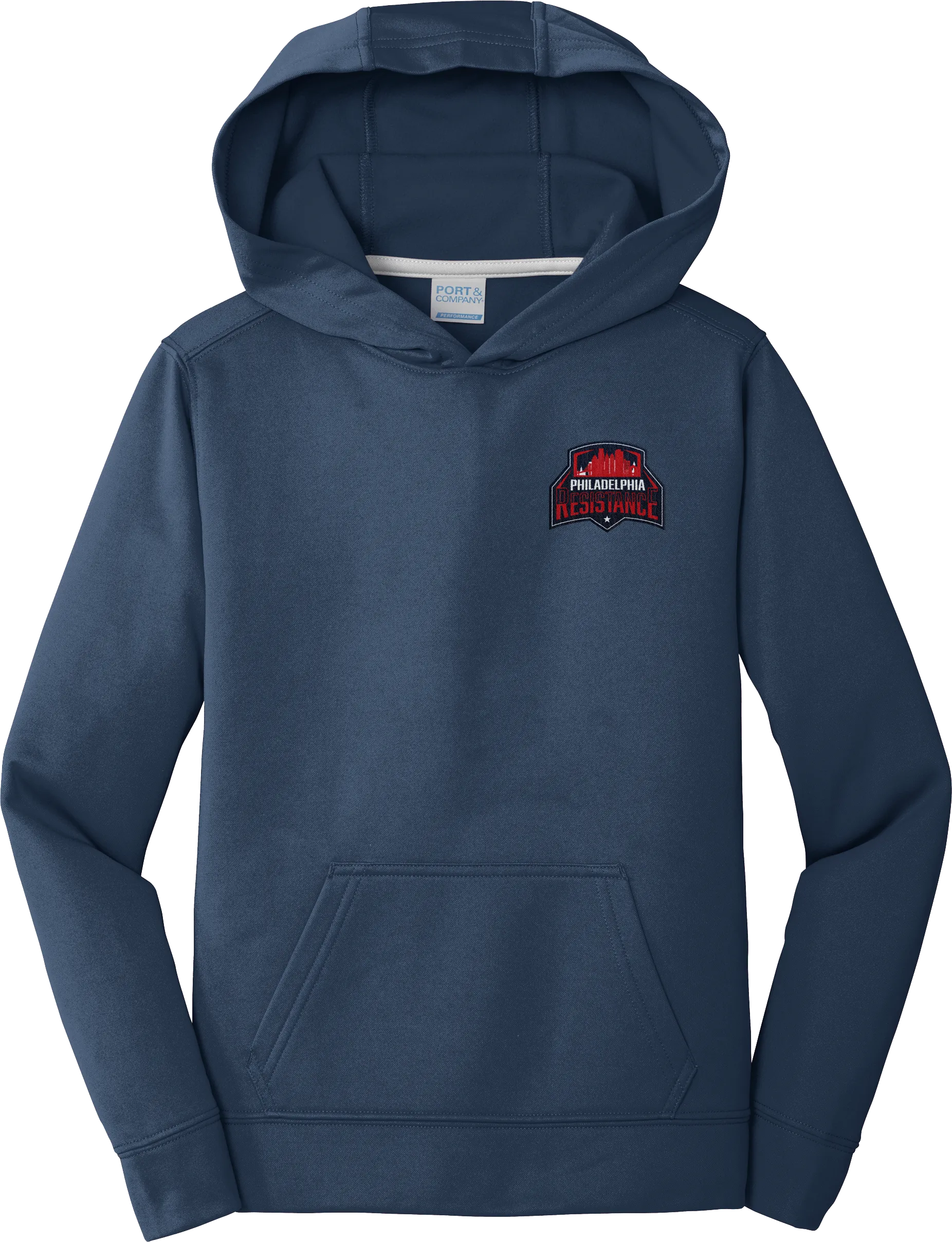 Philadelphia Resistance Youth Performance Fleece Pullover Hooded Sweatshirt