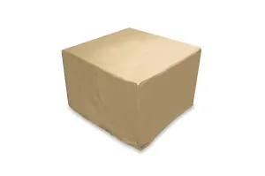 Protective Covers 2293-TN Quality Square Outdoor Firepit Cover, Tan