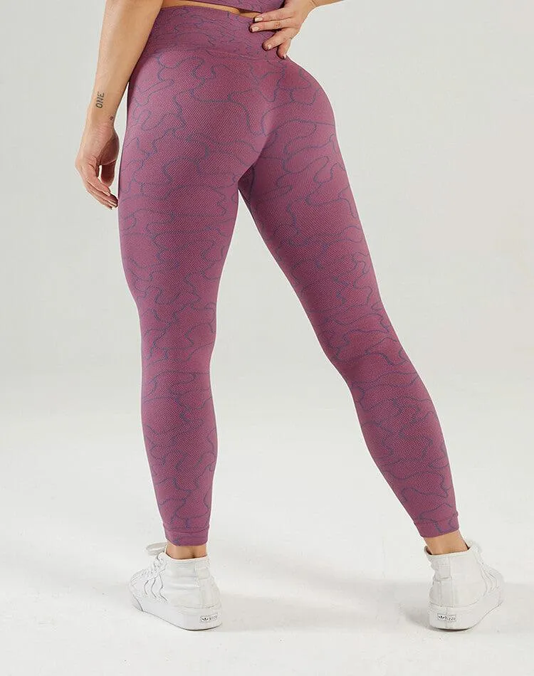 Puzzle Pattern Seamless Legging - GEO