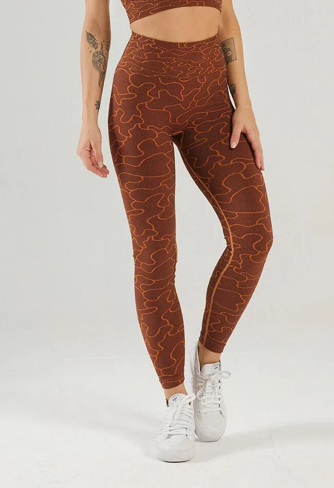 Puzzle Pattern Seamless Legging - GEO