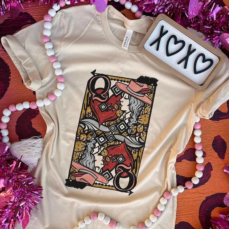 Queen of Hearts Sweatshirt or Tee