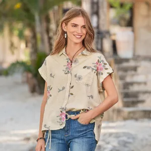 Rosella Floral Camp Shirt
