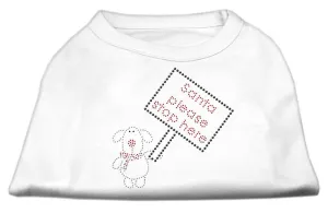 Santa Stop Here Shirts White XXXL (20)