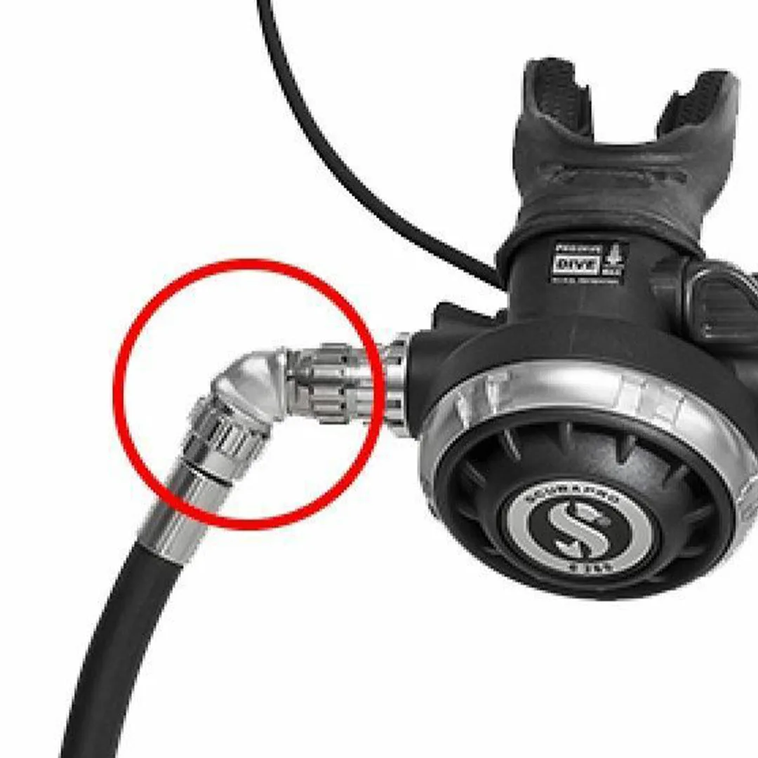 Scubapro Second Stage 120 degree Elbow Swivel