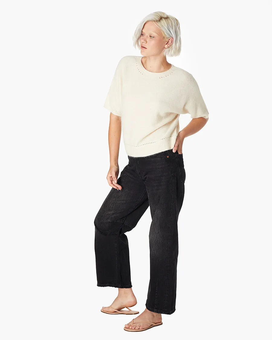 Softest Sweater Tee - Cream