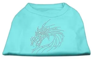 Studded Dragon Shirts Aqua S (10)